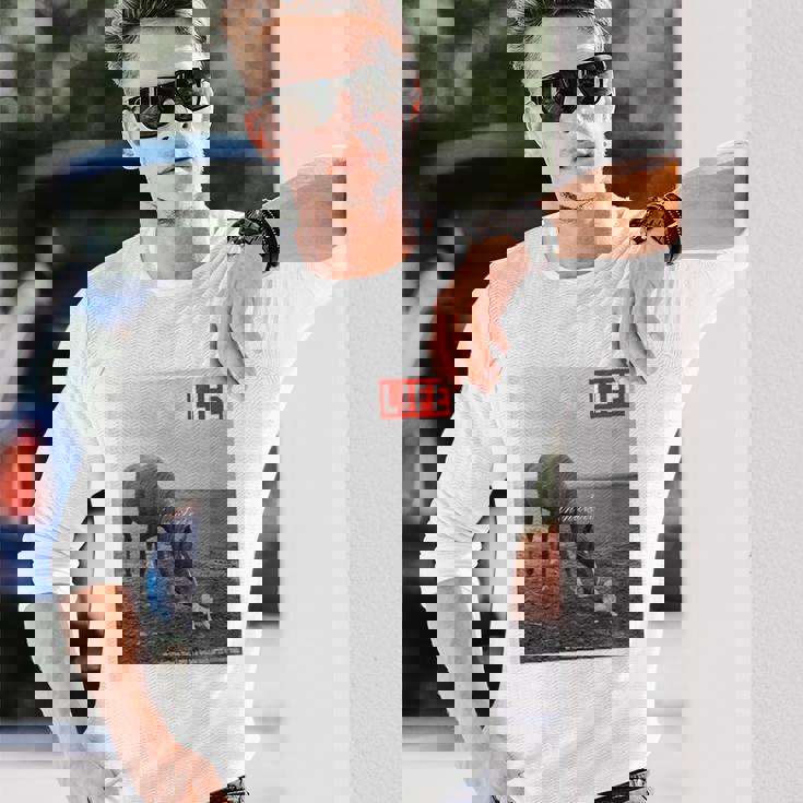 Life Picture Collection 馬と猫（1） 長袖Tシャツ 彼への贈り物