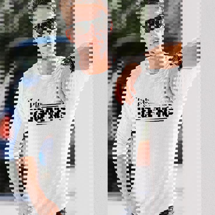 The Lightning The Thunder 面白いカップルマッチング 長袖Tシャツ 彼への贈り物