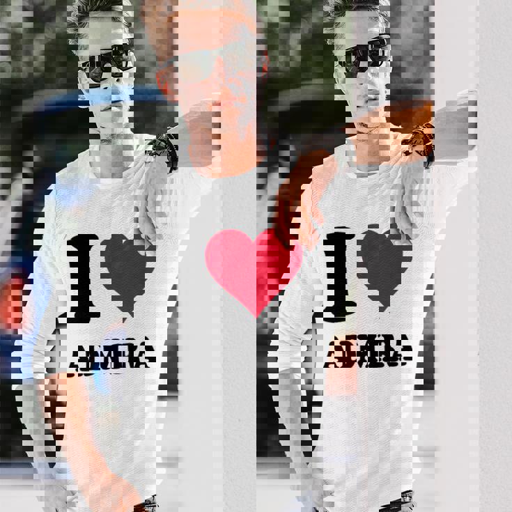 I Love Admira 長袖Tシャツ 彼への贈り物