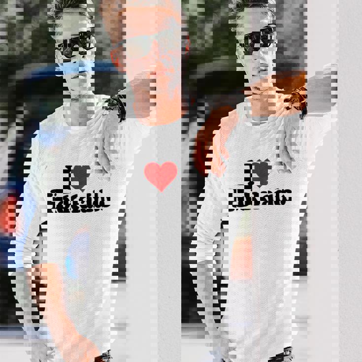 I Love Heart 北海道ジャパン 長袖Tシャツ 彼への贈り物