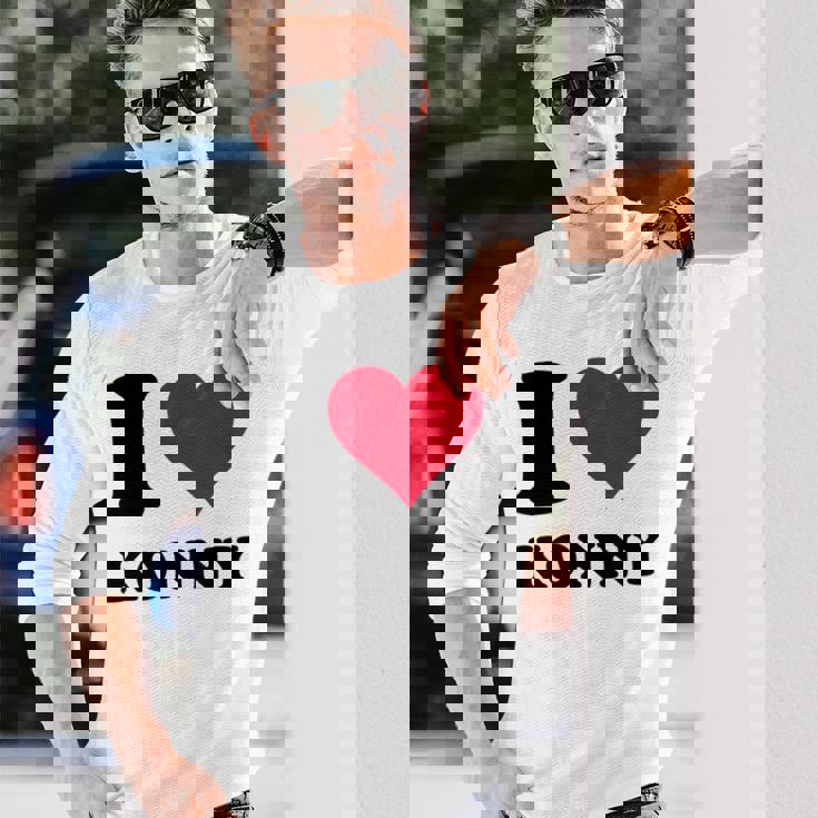 I Love Konny 長袖Tシャツ 彼への贈り物