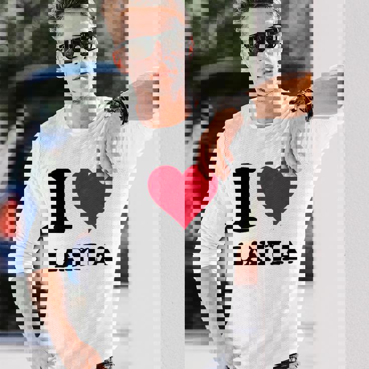 I Love Layla 長袖Tシャツ 彼への贈り物