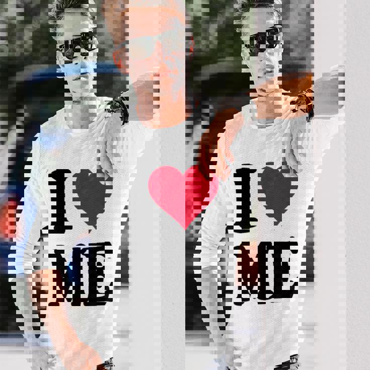 I Love Me 長袖Tシャツ 彼への贈り物