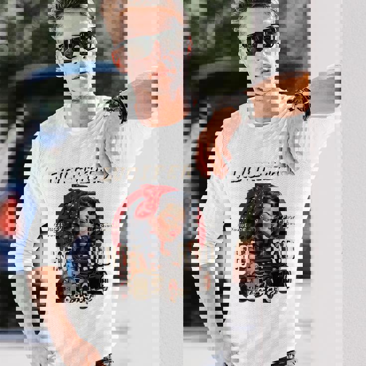 Lucifer's スーパーホットロッド ピンナップガール ロカビリー ガレージ レトロ 長袖Tシャツ 彼への贈り物