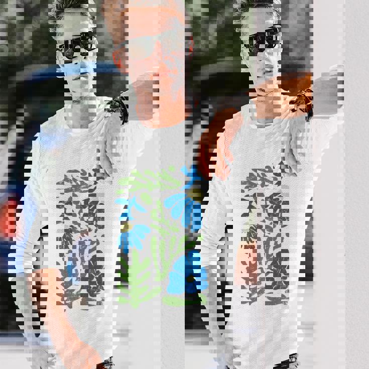 Matisse 抽象 秋 造花 美的 ペイント 長袖tシャツ 長袖Tシャツ 彼への贈り物