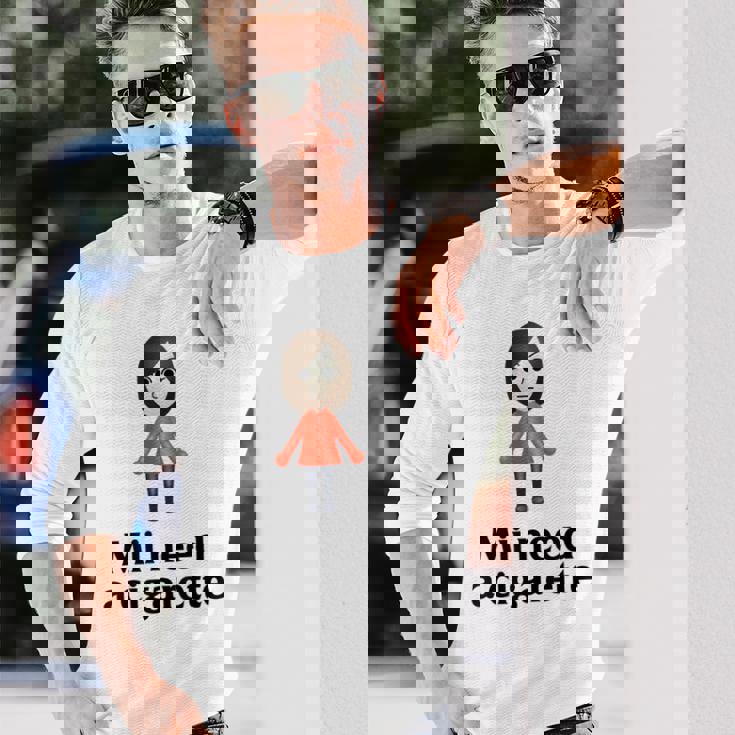 Mii Need A Cigarette Humour メンズ レディース 長袖Tシャツ 彼への贈り物