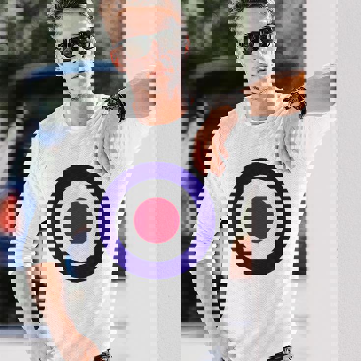 Mod Target レトロ Mods Arrow Targets ファッション 長袖Tシャツ 彼への贈り物