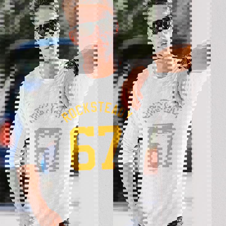 Rocksteady 1967 ビンテージ レゲエ スカ衣服 男女兼用 長袖Tシャツ 彼への贈り物