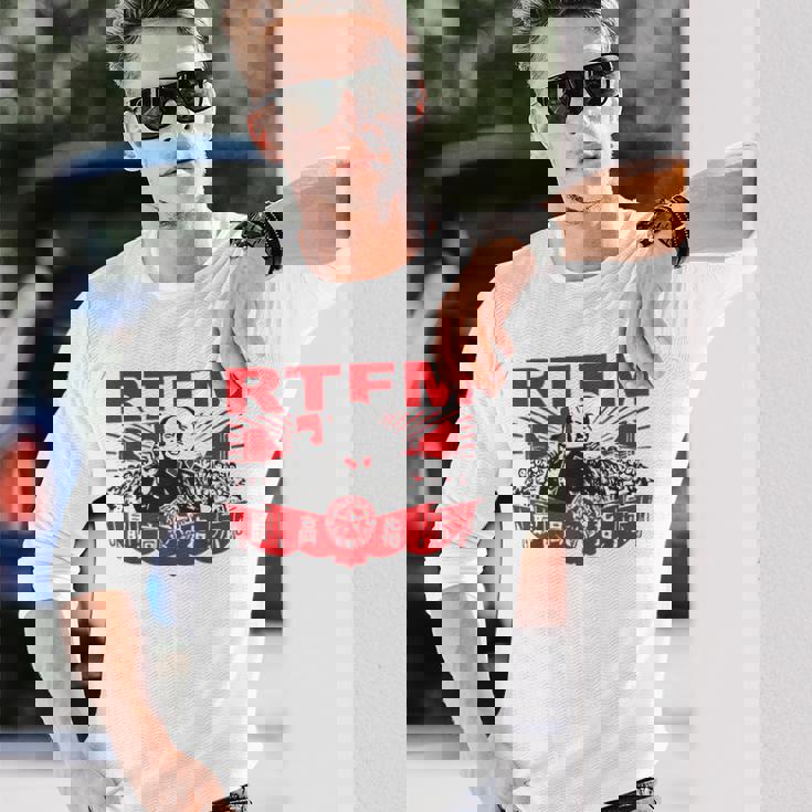 Rtfm ミームをマップ 長袖Tシャツ 彼への贈り物