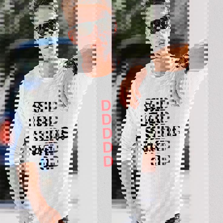 Solid Liquidolidus Naked Old 長袖Tシャツ 彼への贈り物