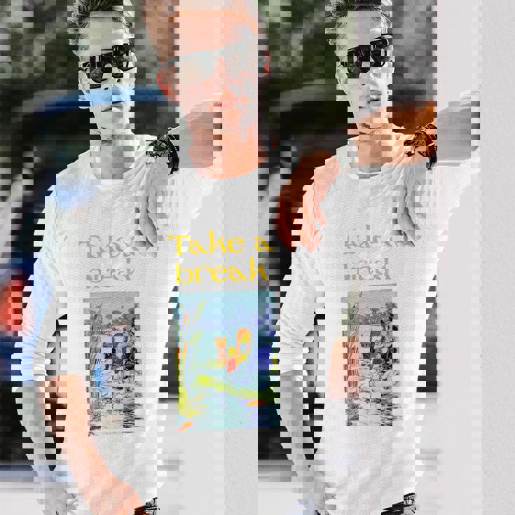 Take A Break Fun オズの魔法使い 長袖Tシャツ 彼への贈り物