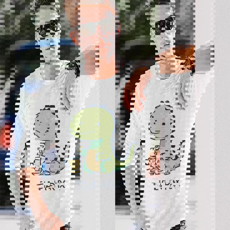 Tea-Rex 長袖Tシャツ 彼への贈り物