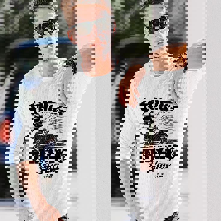 Toonces 自動車教習所 エスト 伝説の運転 猫 面白い 長袖Tシャツ 彼への贈り物