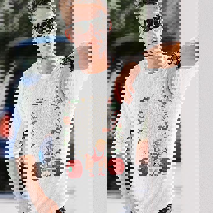 Trump It's All About The Form クリスマス ワークアウト ジム ホリデー 長袖tシャツ 長袖Tシャツ 彼への贈り物