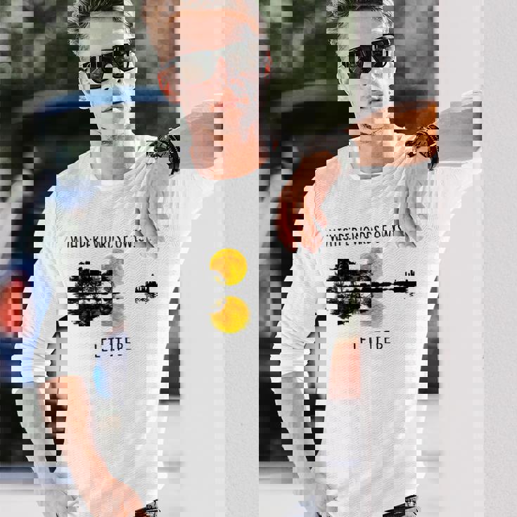 Whisper Words Of Wisdom Let-It Be ギター レイクシャドウ 長袖Tシャツ 彼への贈り物