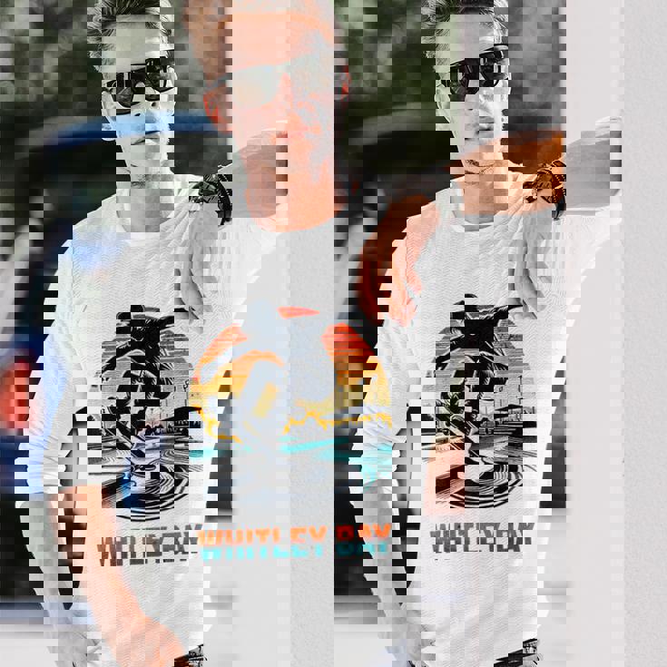 Whitley Baykateboardingグランジ 長袖Tシャツ 彼への贈り物
