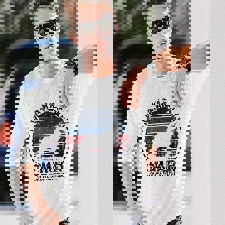 Work Hardo Dog Have Life 面白いレトロキャバリア 長袖Tシャツ 彼への贈り物