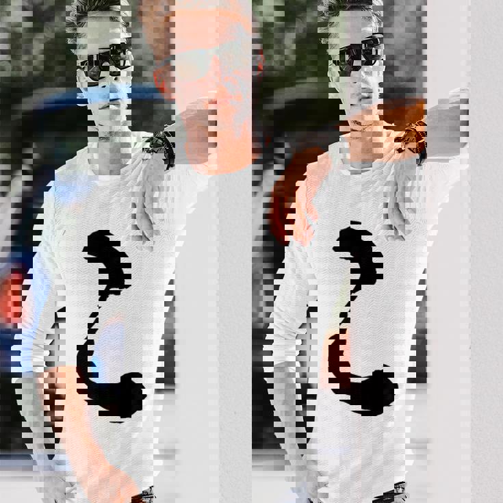 【こ】ひらがな 一文字 可愛い 日本語 面白い おもしろ ネタ 筆文字 平仮名 五十音 文字 かっこいい ウケ狙い 毛筆 長袖Tシャツ 彼への贈り物