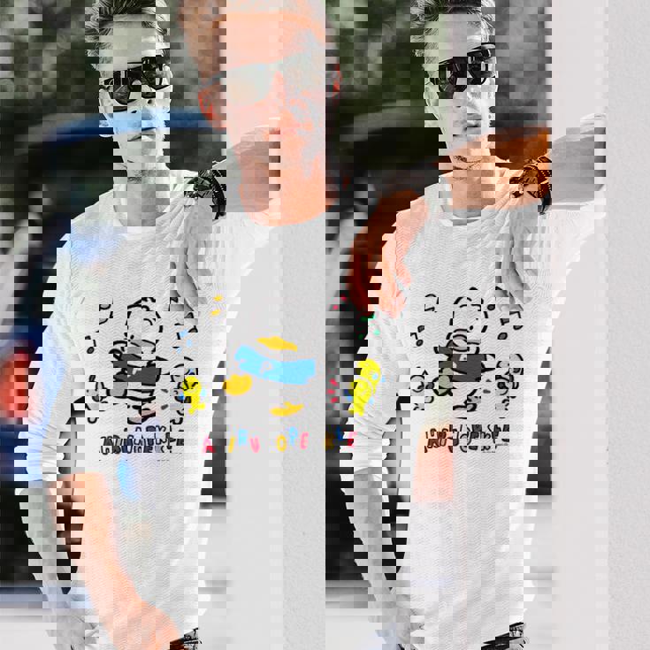 あひるのペックル ダンス 長袖Tシャツ 彼への贈り物