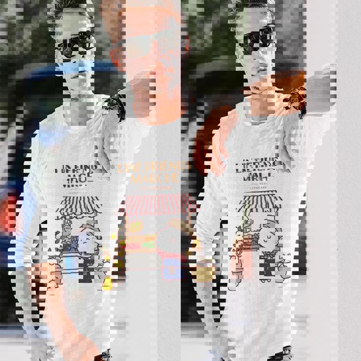 うさまる ベジまるシェ ロゴ付 長袖Tシャツ 彼への贈り物