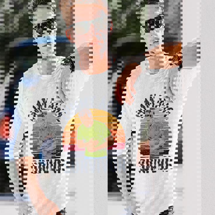 おなかが痛い 長袖Tシャツ 彼への贈り物