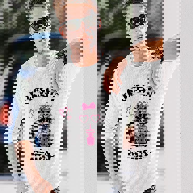 かわいいけれど、野生の面白いラコン。 長袖Tシャツ 彼への贈り物