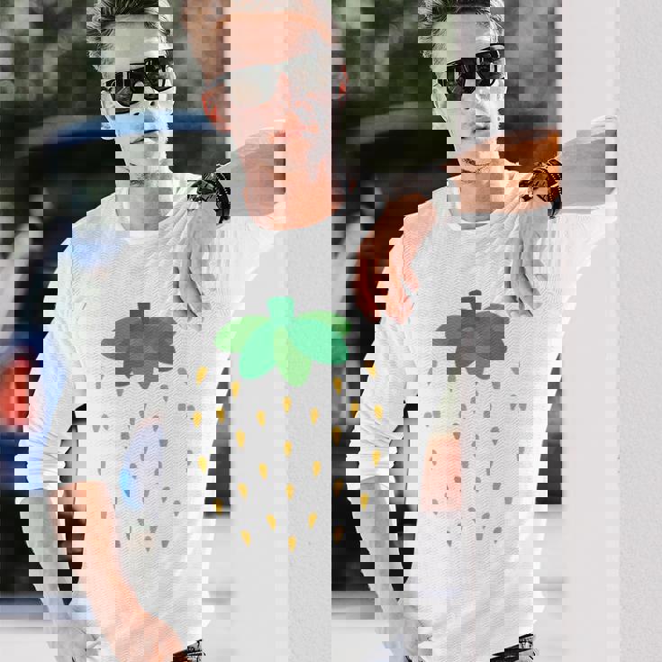 かわいい赤いイチゴ、イチゴ、フルーツ愛好家アートバック。 長袖Tシャツ 彼への贈り物