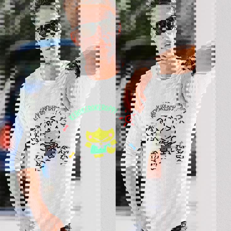 けろけろけろっぴ てるてるぼうず ライトカラー 長袖Tシャツ 彼への贈り物