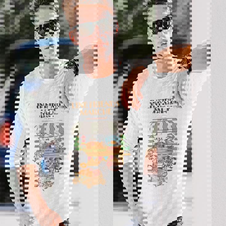 ねこぺん日和 ドーナツ屋さんロゴ付 長袖Tシャツ 彼への贈り物