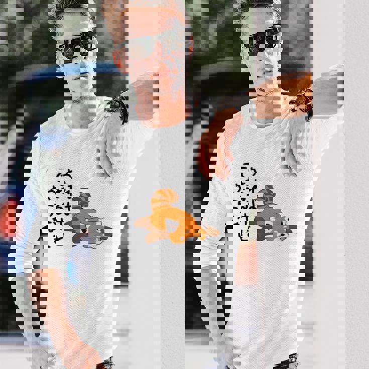 やればできるけどやらない レッサーパンダデザイン 長袖Tシャツ 彼への贈り物