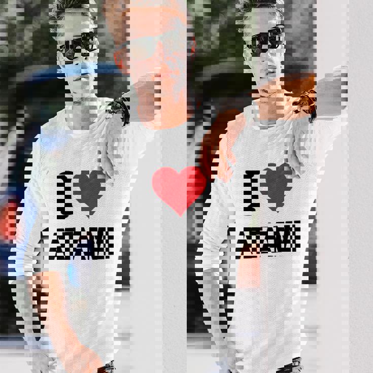 アイハート 熱海 Japan Love Japan お土産 長袖Tシャツ 彼への贈り物