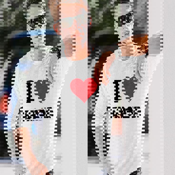 アイハート 鹿屋ジャパンラブ 日本土産 長袖Tシャツ 彼への贈り物