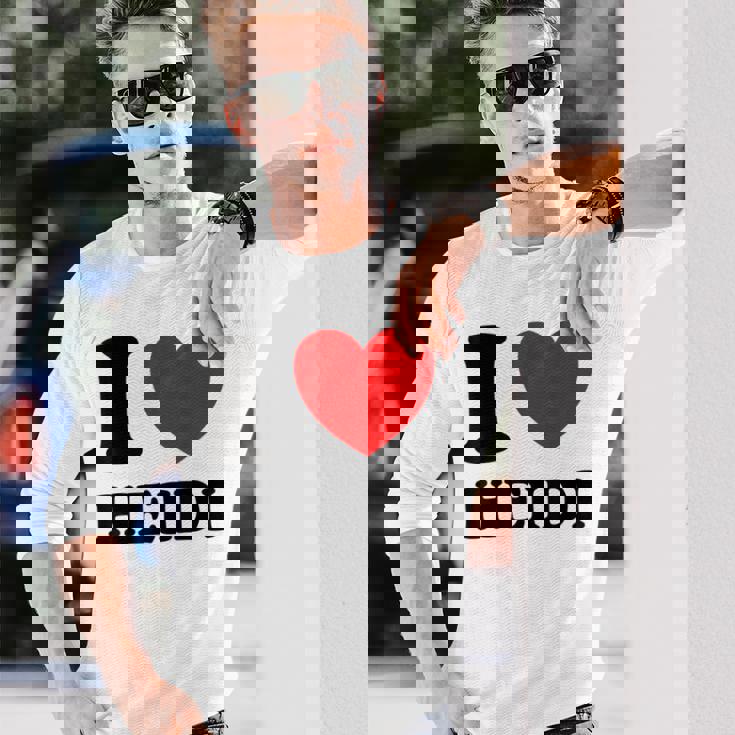 アイ・ラブ・ハイジ 長袖Tシャツ 彼への贈り物