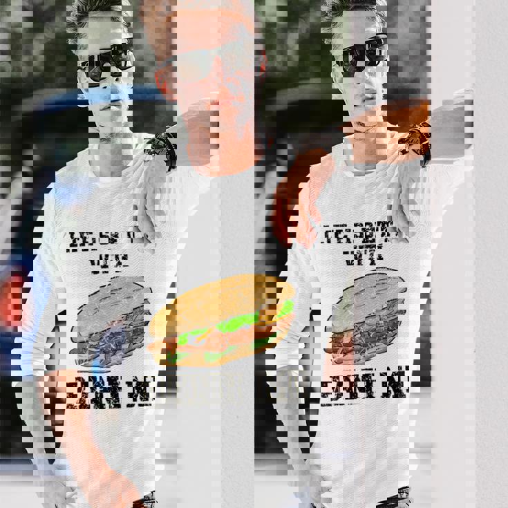 アジアンフード キッチン パン バゲット バインミー ベトナム ベトナム 長袖Tシャツ 彼への贈り物