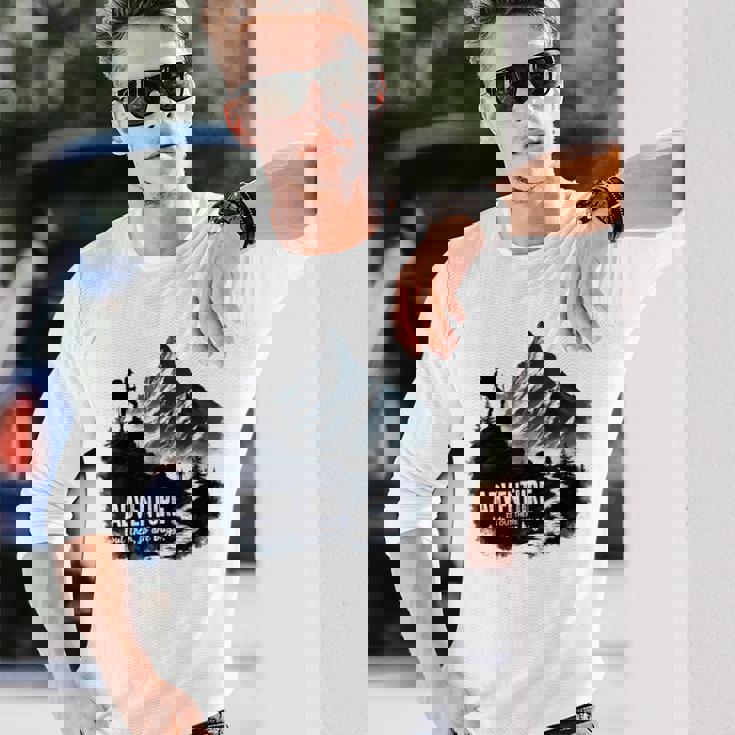 アドベンチャー バグ アウトドア キャンプ ハイキング 面白い 自然 グラフィック 長袖Tシャツ 彼への贈り物