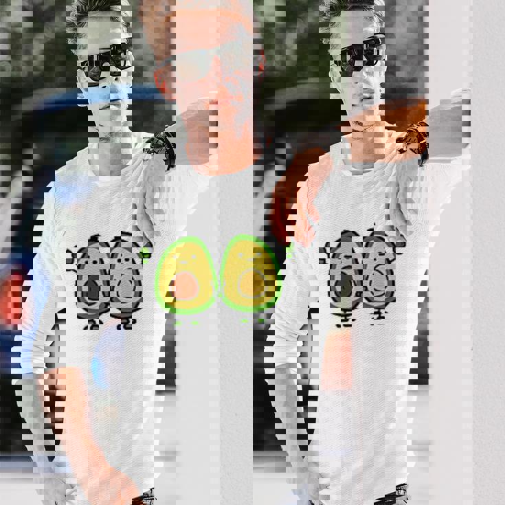 アボカドくん 長袖Tシャツ 彼への贈り物