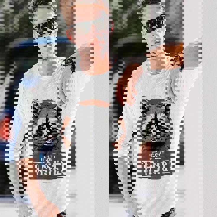 アライグマコスチュームtシャツ グルービー Let's Get Trashed 長袖Tシャツ 彼への贈り物