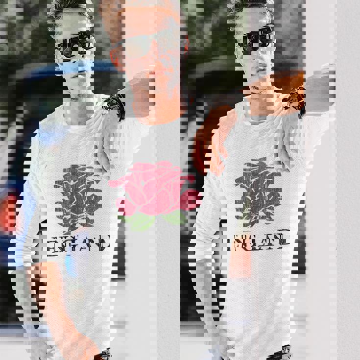 アンティーク調のイングリッシュラグビーシャツ 長袖Tシャツ 彼への贈り物