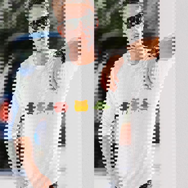 アームチェア哲学者 表面的な理論家 長袖tシャツ 長袖Tシャツ 彼への贈り物