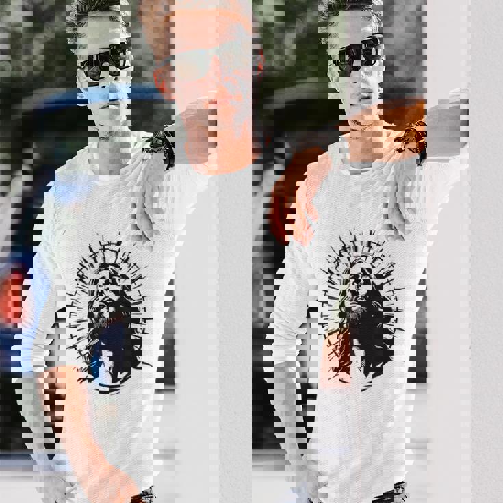 イエスキリスト王王 長袖Tシャツ 彼への贈り物