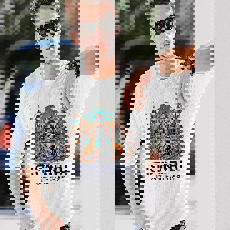 イスタンブール、トルコ 猫の街 Ii 長袖Tシャツ 彼への贈り物