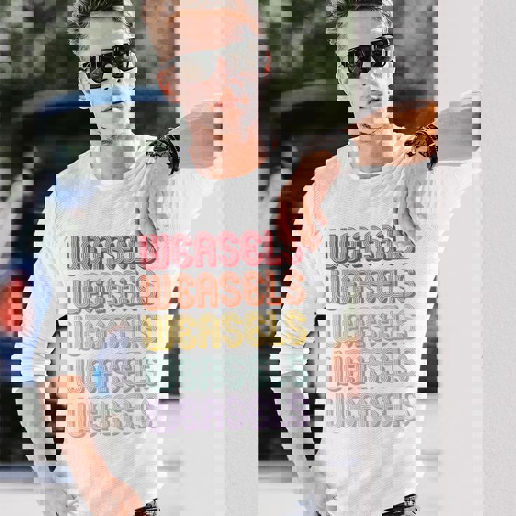 イタチ 長袖tシャツ 長袖Tシャツ 彼への贈り物