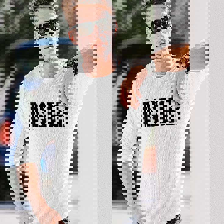 インサイダー 長袖Tシャツ 彼への贈り物