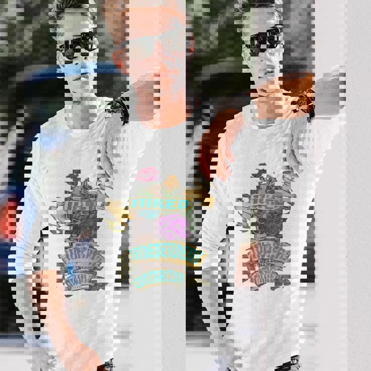 インディペンデント コントラクター インクドクロ タトゥー バックサイドデザイン 長袖Tシャツ 彼への贈り物