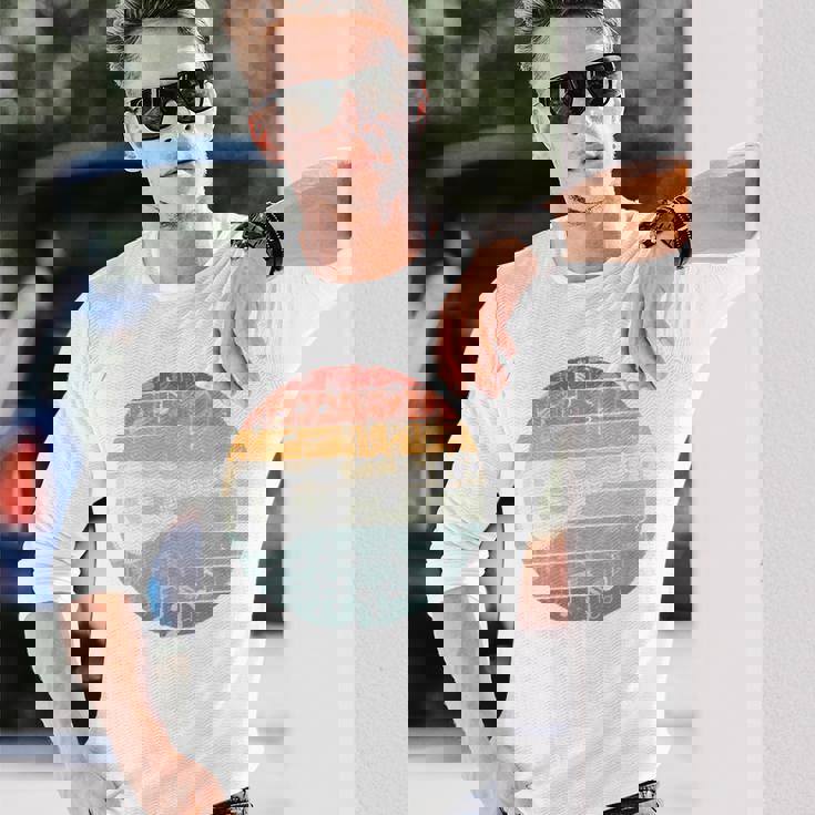 ウクレレ奏者 レトロ ウクレレ奏者 面白いウクレレ音楽 長袖Tシャツ 彼への贈り物