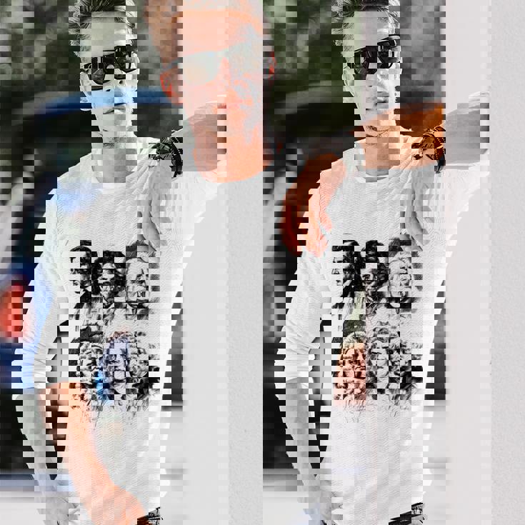 オーケストラ 交響曲 クラシック音楽 作曲家 ベートーヴェン バッハ 長袖Tシャツ 彼への贈り物