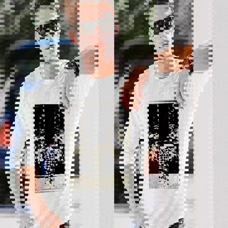 オーブリー・ビアズリー作「スカーレット・パストラール」1895 長袖tシャツ 長袖Tシャツ 彼への贈り物