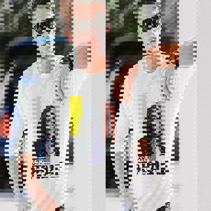 カマラ ハリス フォーピープル2024 選挙総長 長袖Tシャツ 彼への贈り物