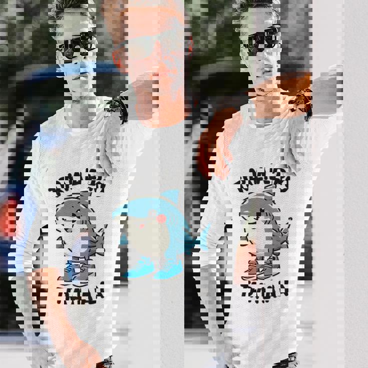 カワイイトラレロトラララ-イタリアブレインロットミーム 長袖Tシャツ 彼への贈り物