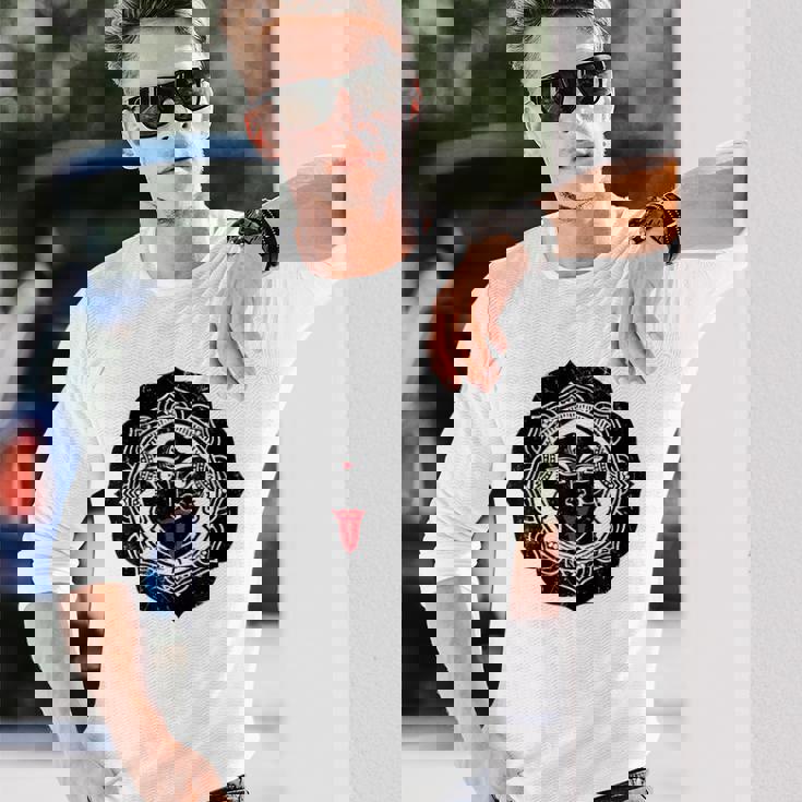 カーリー ヒンドゥー教 神 女神 インド 聖なるヨガ プージャ カーリー 長袖Tシャツ 彼への贈り物